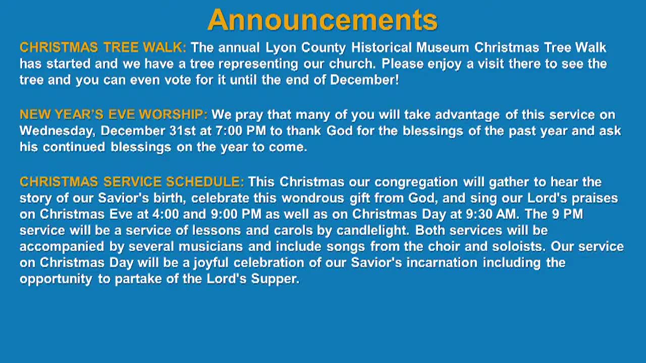 Christ Evangelical Lutheran Church WELS