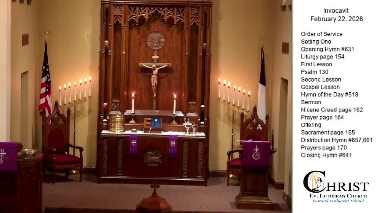 Christ Evangelical Lutheran Church WELS