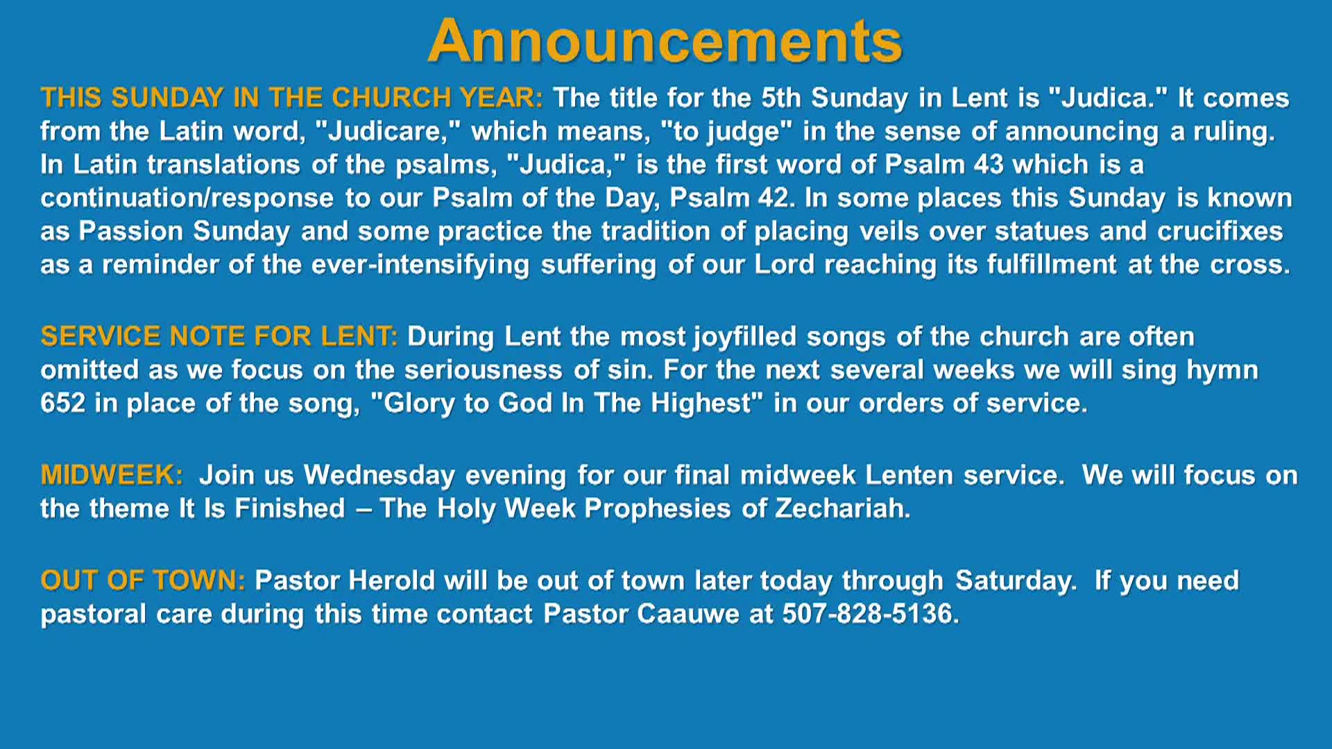 Christ Evangelical Lutheran Church WELS