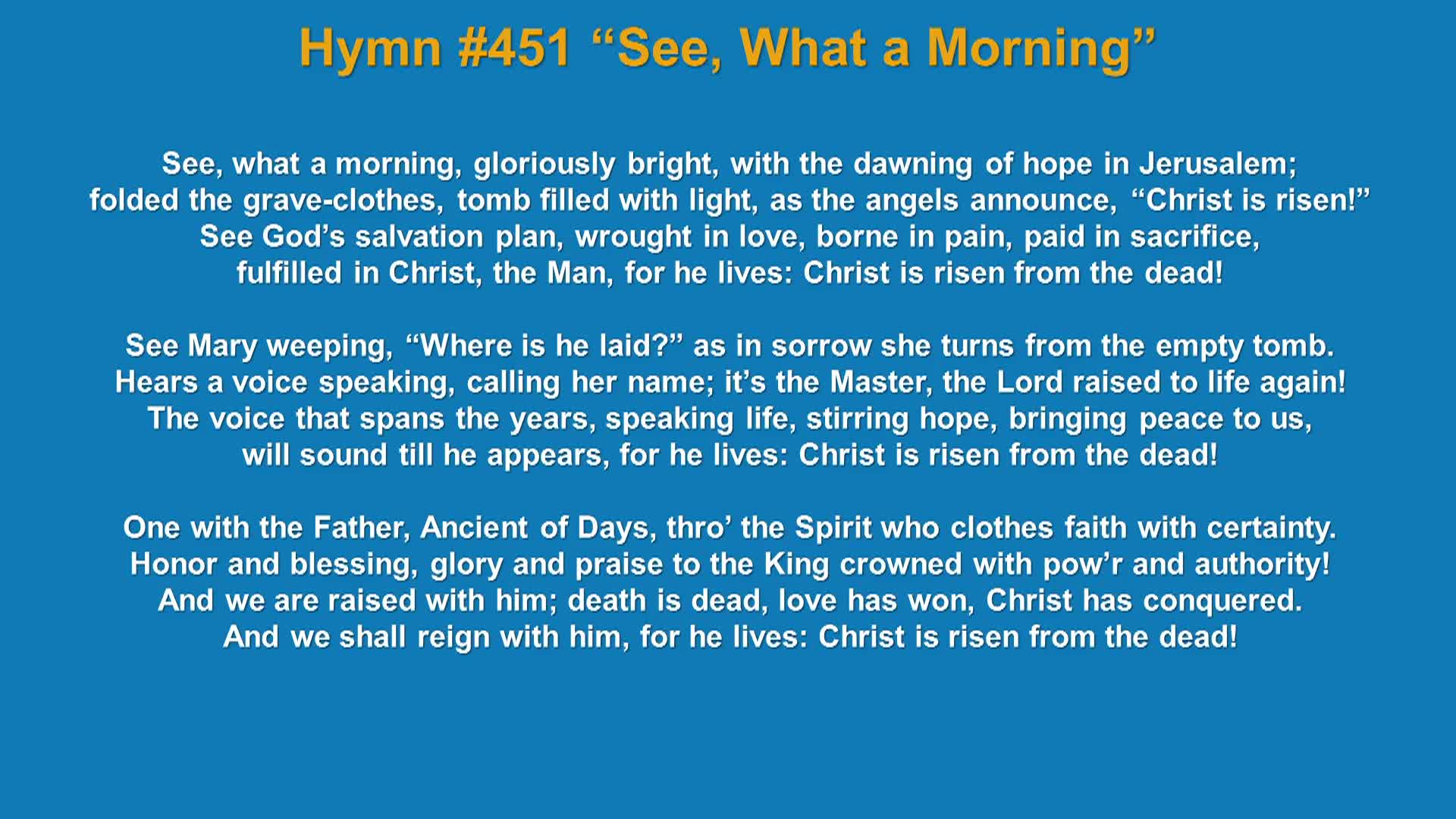 Christ Evangelical Lutheran Church WELS