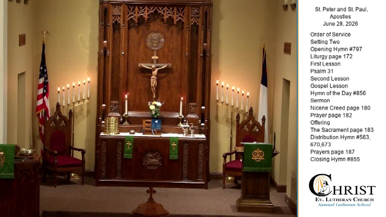 Christ Evangelical Lutheran Church WELS